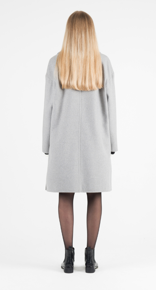 Woolen Knee-Length Coat