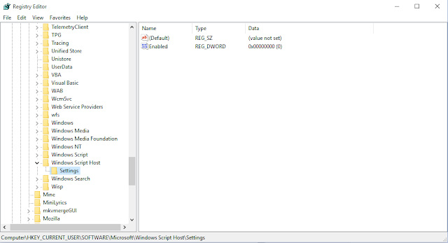 CARA ENABLE WINDOWS SCRIPT HOST