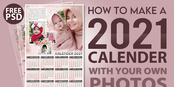 How to make a Calender with Your Own Photos FREE PSD Template Vol 3