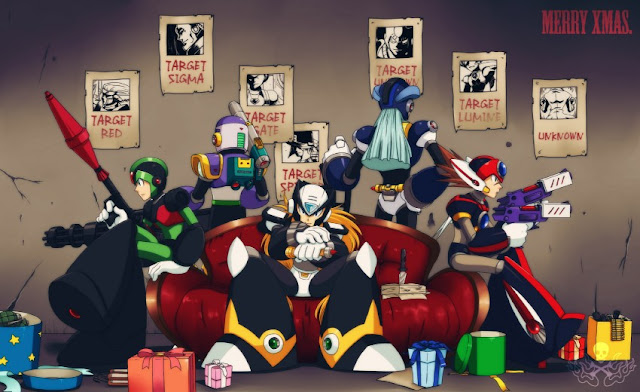 Megaman X8, Merry Xmas,anime wallpaper