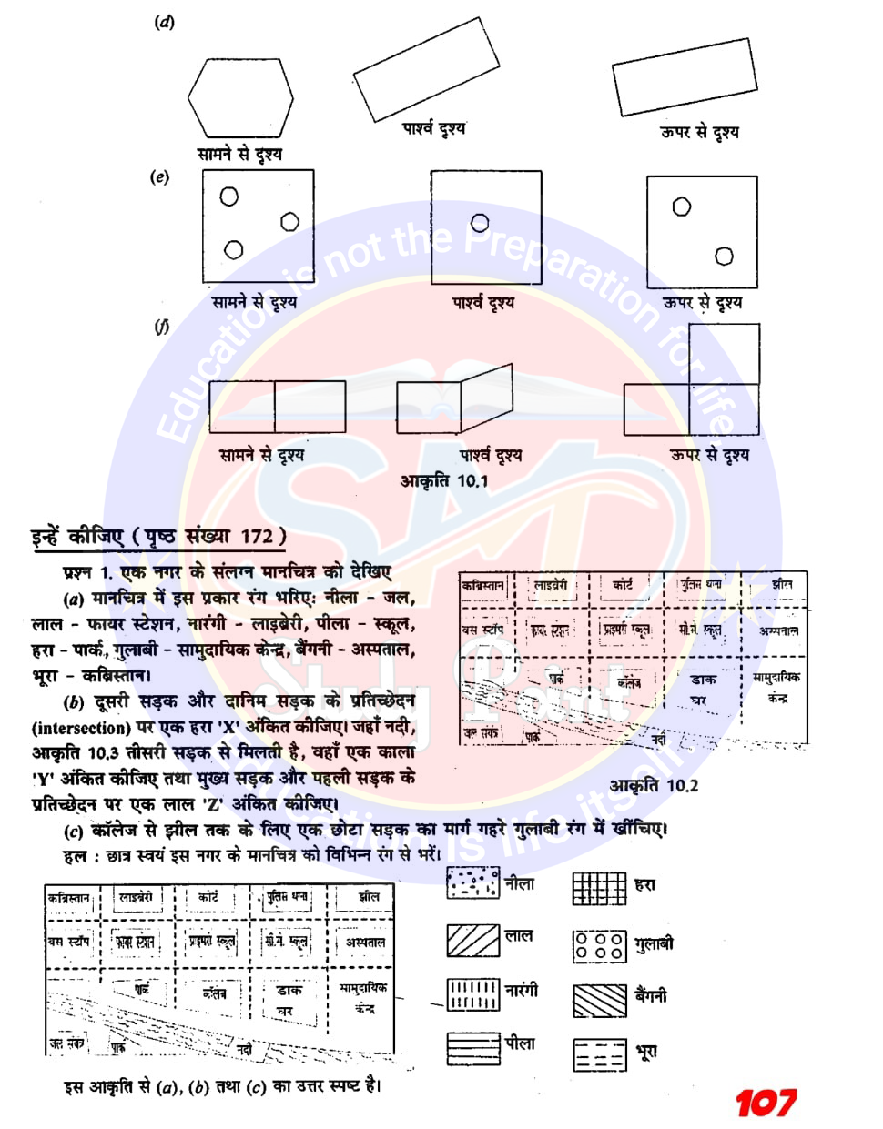 Class 8th NCERT Math Chapter 10 | Drawing of Solid Shapes | ठोस आकारों का चित्रण | प्रश्नावली 10.1, 10.2, 10.3 | SM Study Point