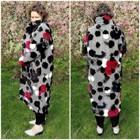 Creates Sew Slow: The Sewing Workshop Era Floral Faux Fur Coat