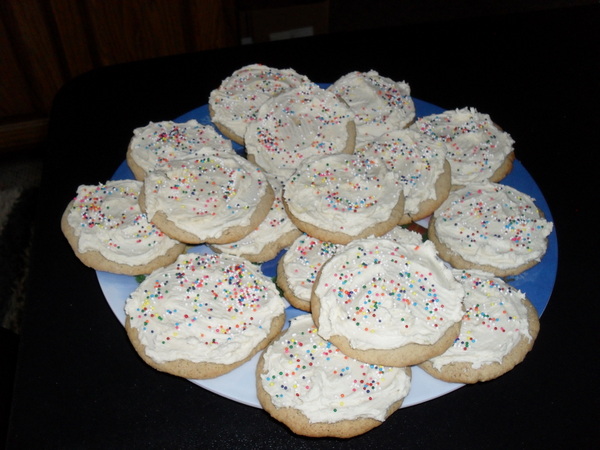 Platter of my easy Gluten-Free Sugar Cookies