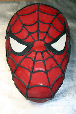 Spiderman Birthday Cake on Frosted Garden  Over The Hill  Spiderman  Batman Robin  Monogrammed