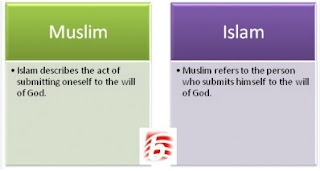 islam vs muslim vs arabic