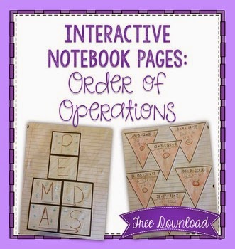 http://www.teacherspayteachers.com/Product/Order-of-Operations-Interactive-Math-Notebook-Freebie-223312