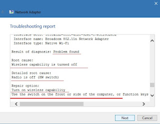 Cara Mengatasi WiFi Tidak Turn On : Wireless Capability is Turn Off - diagnosis4