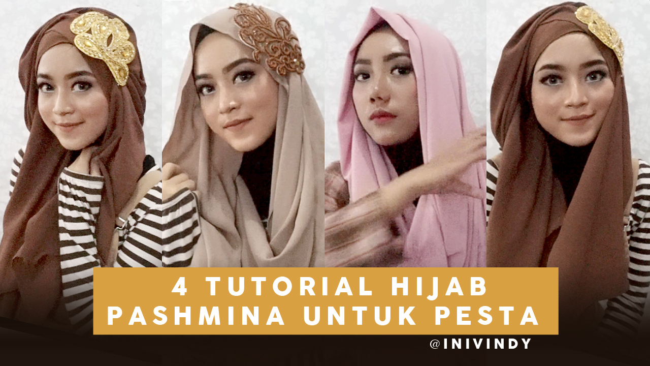 Ini Vindy Yang Ajaib 4 Tutorial Hijab Pesta Dan Wisuda Menggunakan