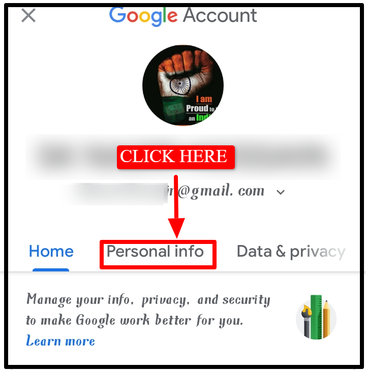 How to remove google account profile picture