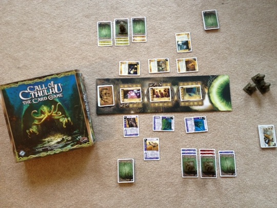 Call Of Cthulhu The Living Card Game Review Board Game Reviews By Josh