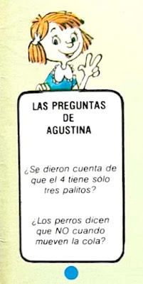 De Todo un Poco, Agustina, Oscar Fernandez, juegos, trabalenguas, adivinanzas, Laura Devetach, Revista Billiken, decada del 80, 1980