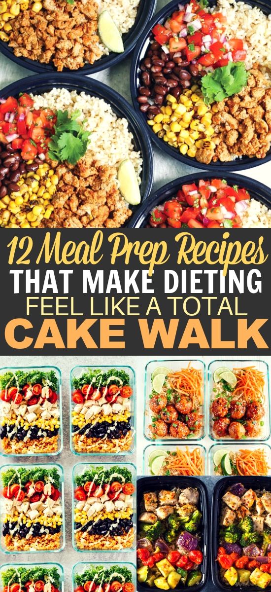 These recipes are the perfect meal prep for the week for beginners! #mealprep #recipes #healthy #healthyrecipes