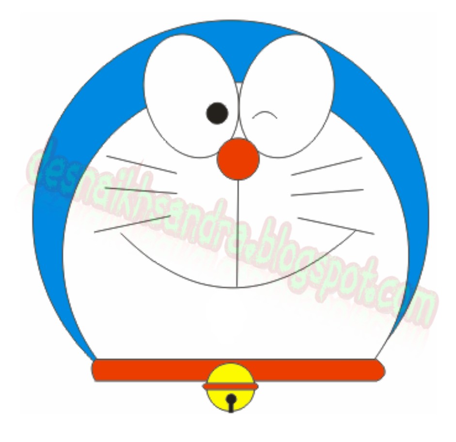 Membuat Vector Doraemon Vectorkotor Sketsa 01 Gambar Desain Grafis