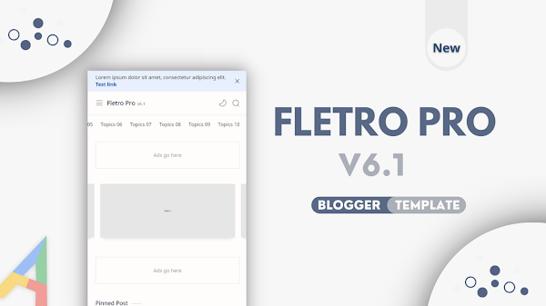 Fletro Pro v6.1 Blogger Template Download Free Responsive- Best AdSense High CPC Theme 