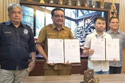 Layanan Internet, Walikota Bitung Bangga Teken Kerjasama dengan Direktur Umur 21 Tahun