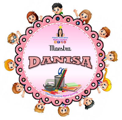 PIN Maestra Nombre Danisa para imprimir