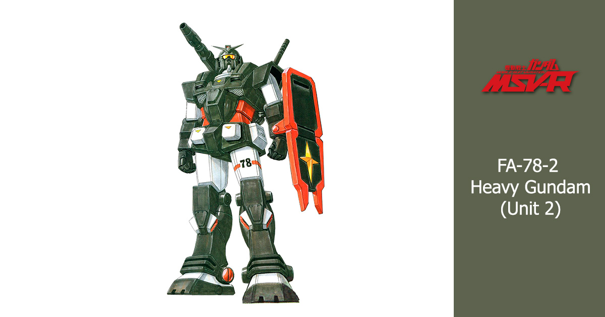 FA-78-2 Heavy Gundam (Unit 2) - 01