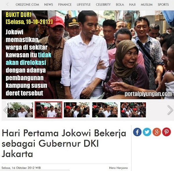 Dulu Bukit Duri Dikunjungi Jokowi di Hari Pertama sebagai Gubernur DKI, Kini Tragis Digusur!