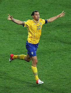 Zlatan Ibrahimovic Scoring Goal