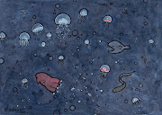 Deep Ocean: Vampire Squid, Angler Fish, Eel, Plankton, and various Jellyfish