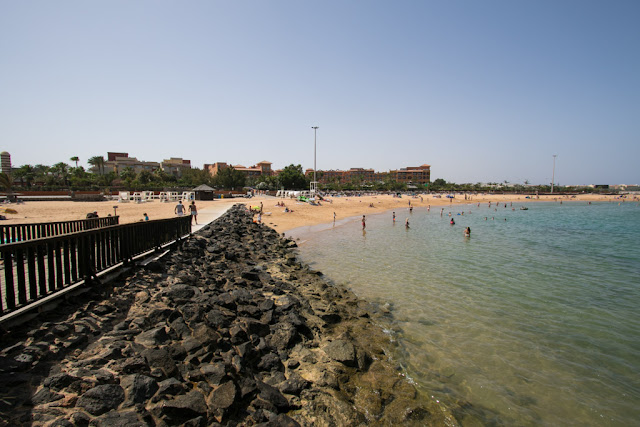Spiaggia a Caleta de Fuste-Fuerteventura