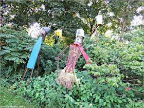 Esculturas del Youth Gardens en el Jardín Botánico de Montreal