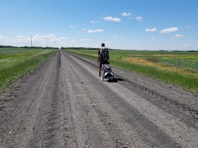 Sean Morton on Great Trail in Manitoba.