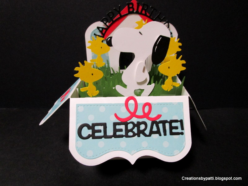 Download Creations by Patti: Snoopy Birthday Box Card
