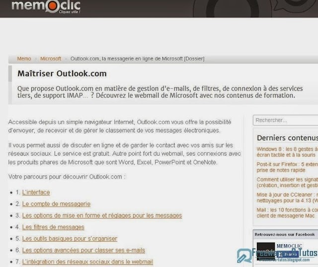 Le site du jour : tout savoir sur Outlook.com