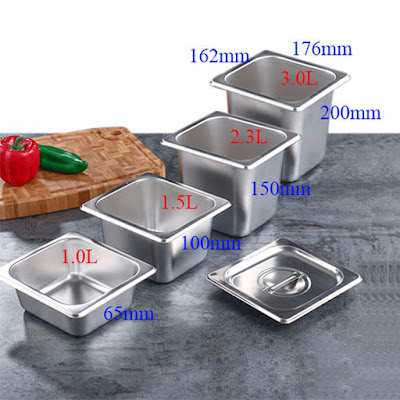 Khay topping bằng inox