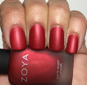 Zoya Matte Velvet Holiday; Amal