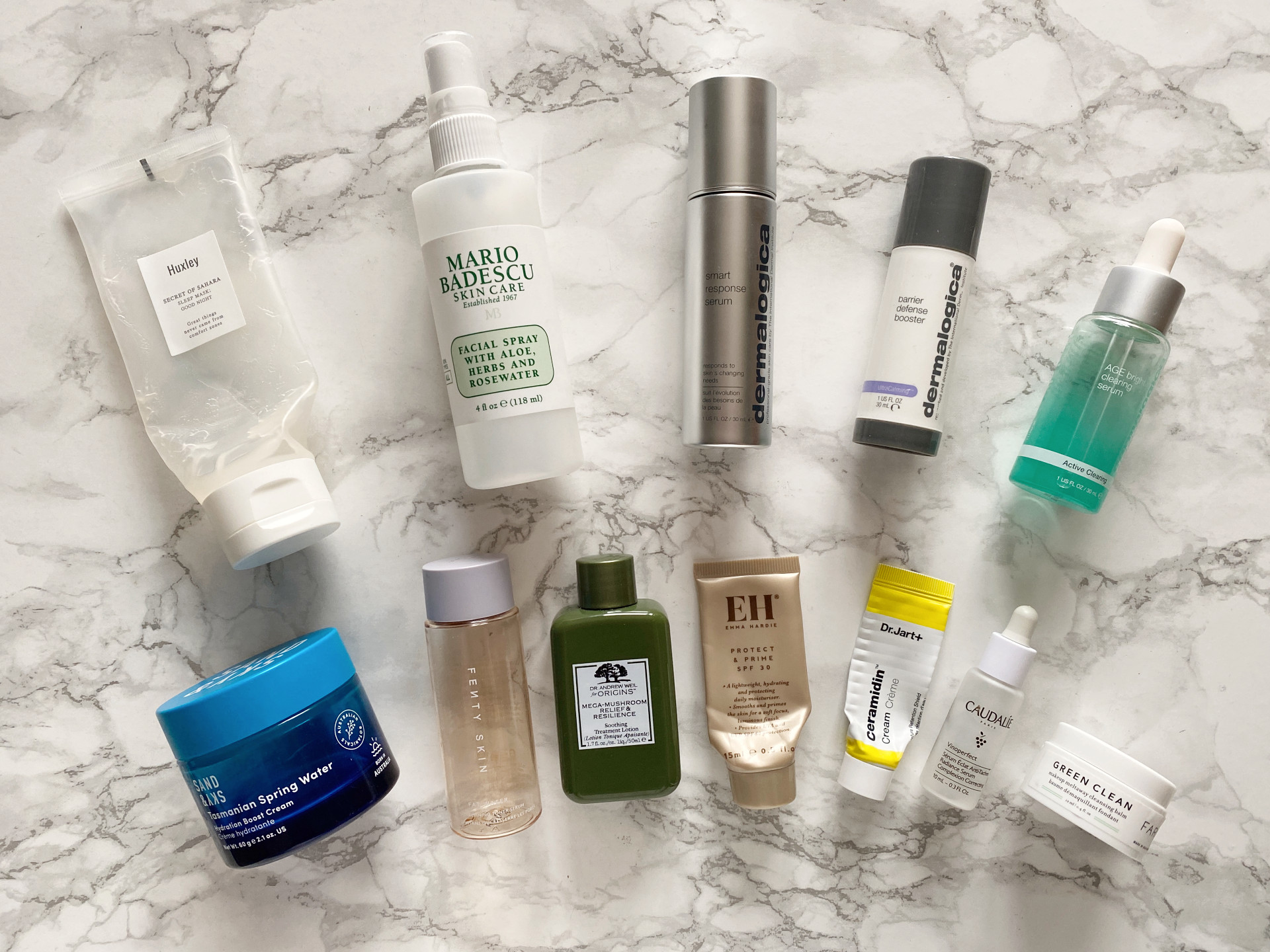 skincare empties and reviews