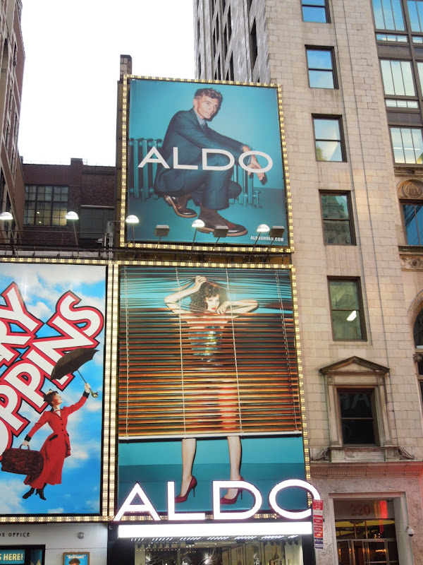 Aldo Shoes New York City billboards August 2012