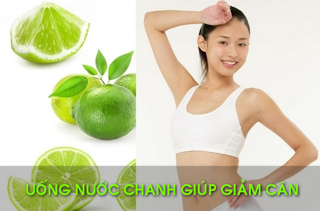 Uống nước chanh giup giảm cân