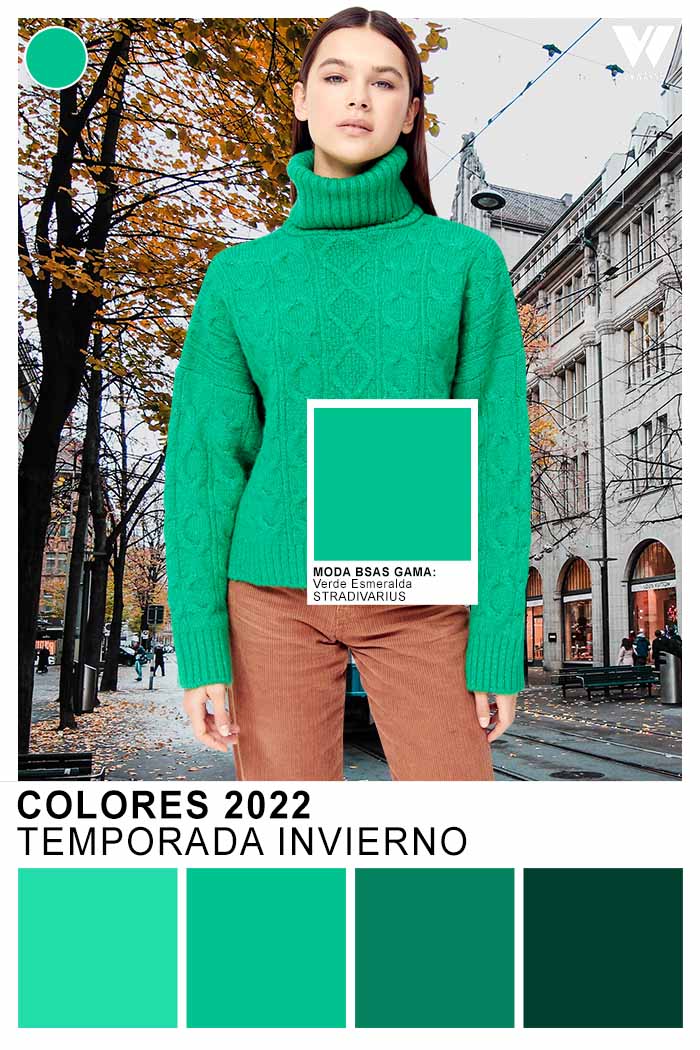 verde colores otoño invierno 2022 tendencia
