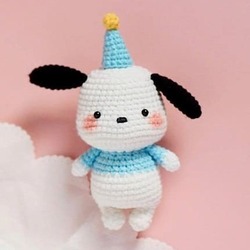 perrito amigurumi