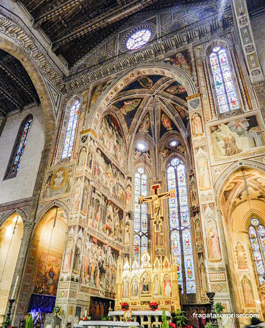 Altar-mor da Basílica de Santa Croce em Florença