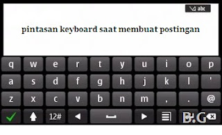  fitur dan layanan fasilitas dalam proses menciptakan blog sangatlah penting Pintasan Keyboard pada Postingan Blog