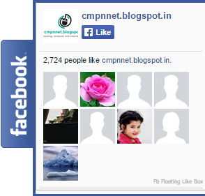 Add Facebook floating like box in website cmpnnet