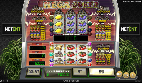 Main Gratis Slot Indonesia - Mega Joker NetEnt