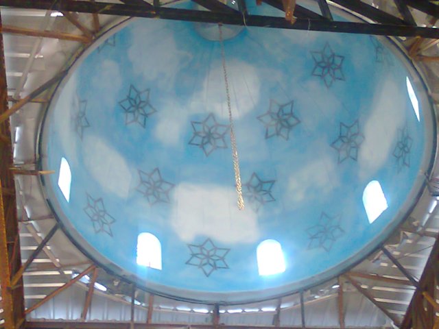 KUBAH MASJID  MODERN CONTOH  PLAFOND