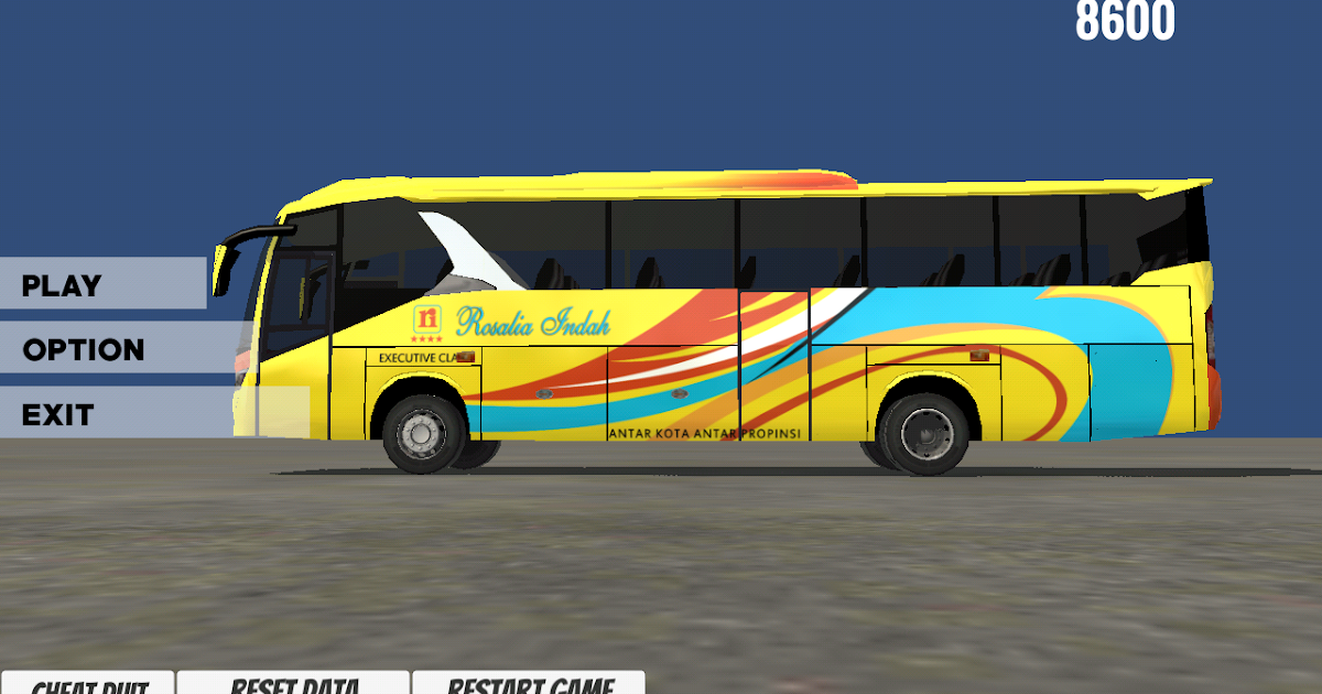 ROSALIA INDAH SR2 Download livery ES Bus Simulator ID 2 