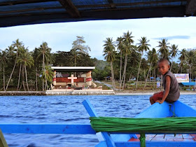 Christian pilgrims visit Mansinam island every day.