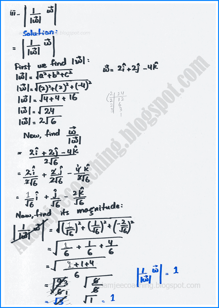 vectors-exercise-3-2-mathematics-11th