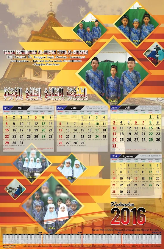 kalender dinding tpq