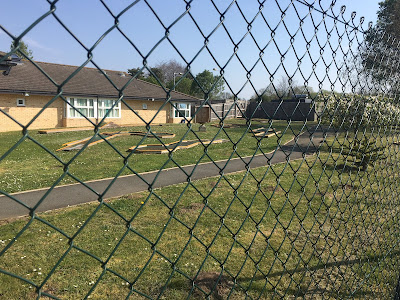 Minigolf course at the Fulbrook Centre at the Churchill Hospital in Oxford. Photo by Matt Roebuck, April 2020