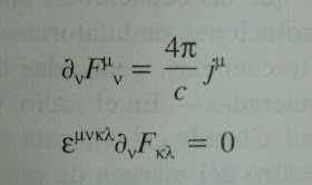 Ecuaciones de Maxwell en notacion tensorial