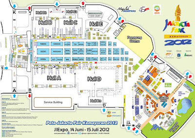 Jakarta Fair 2012 Denah