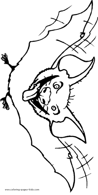 Bats coloring pages