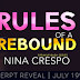 Excerpt Reveal & Giveaway - RULES OF A REBOUND by Nina Crespo